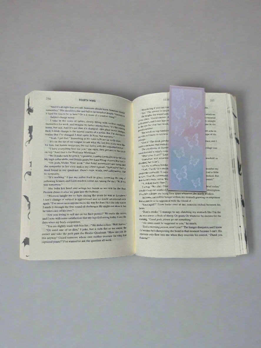 Pastel Butterfly Bookmark #1