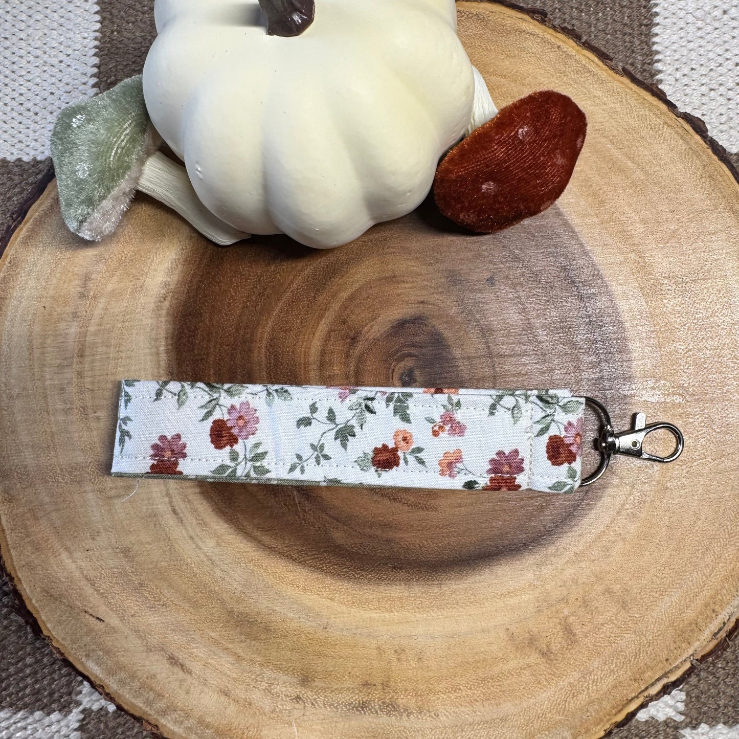 The Keychain Wristlet in Secret Rose Garden