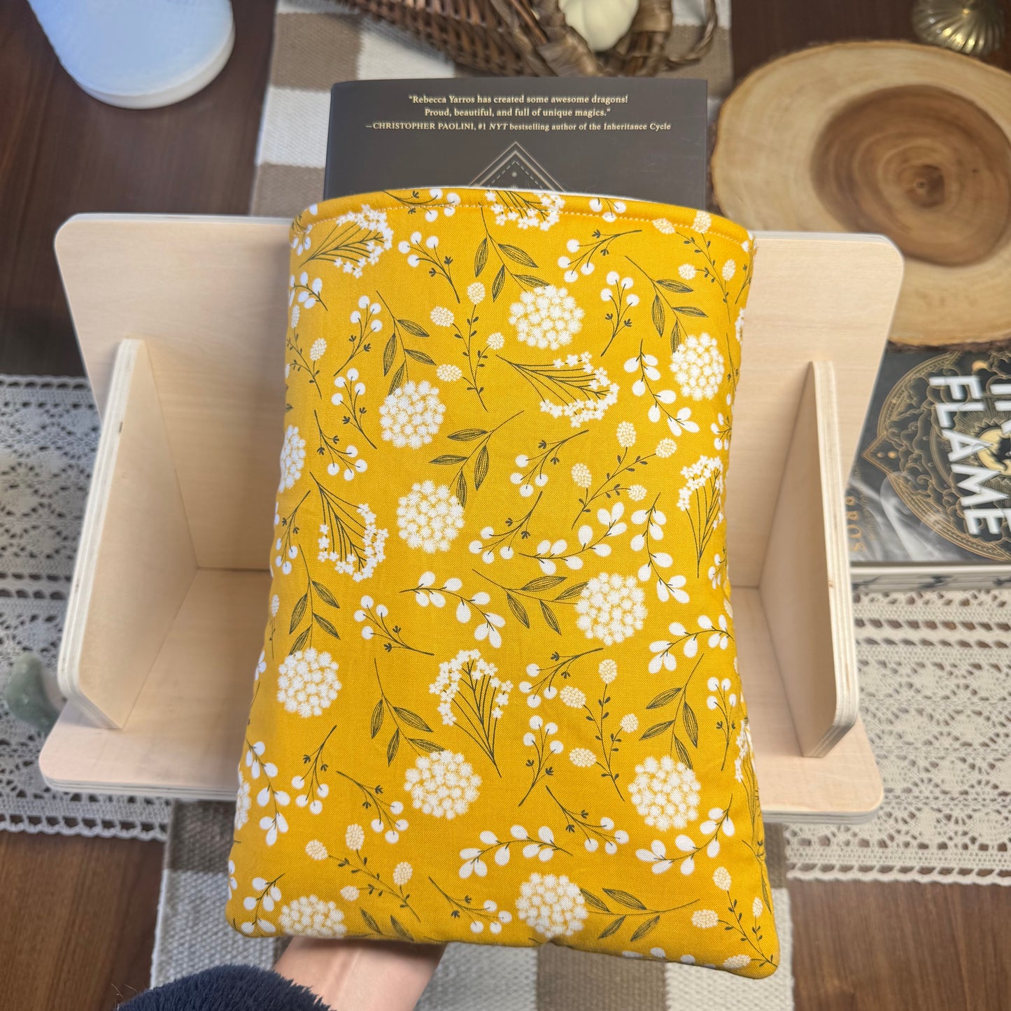 Book Sleeve in Golden Meadow