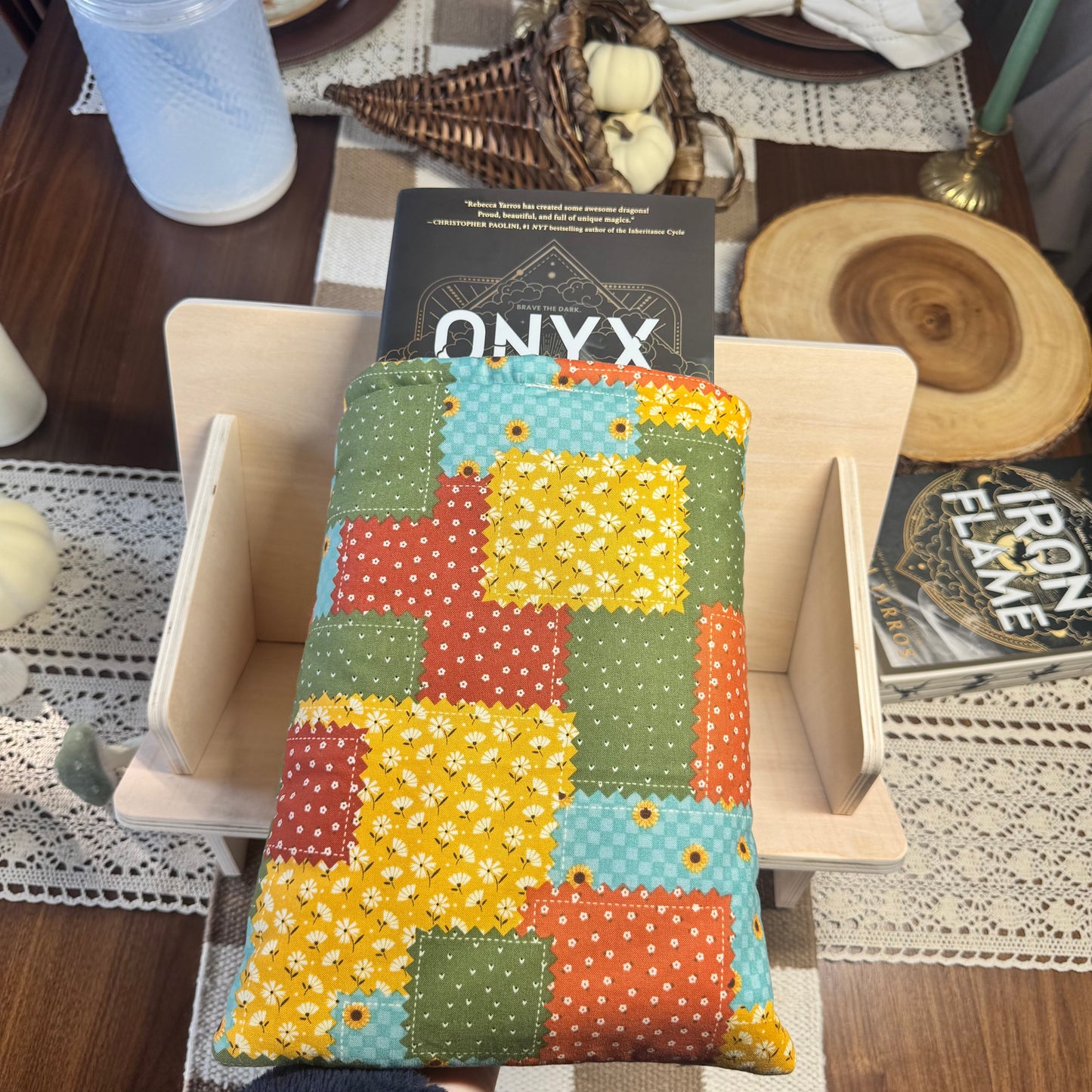 Book Sleeve in Fall Picnic