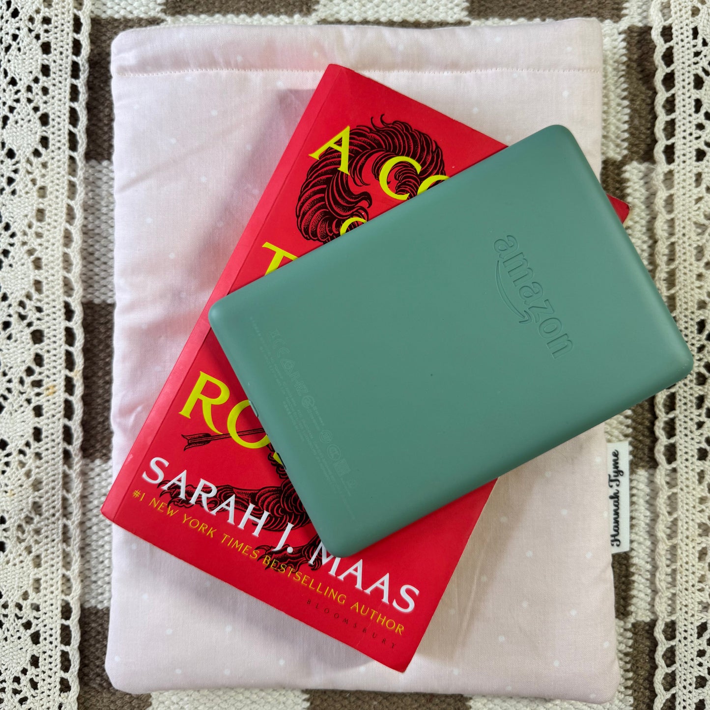 Book Sleeve in Perfectly Pink