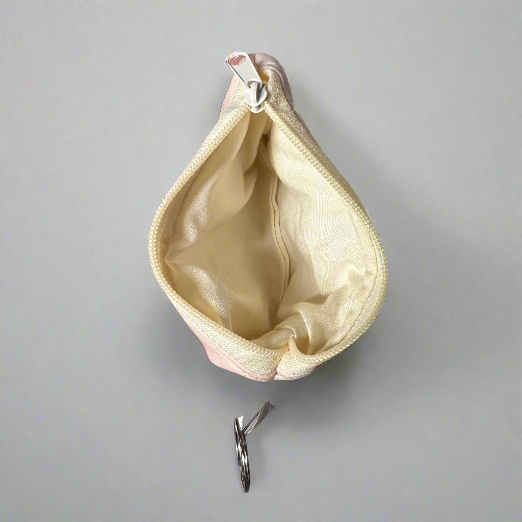 The Keychain Wallet in Pink Cotton Candy