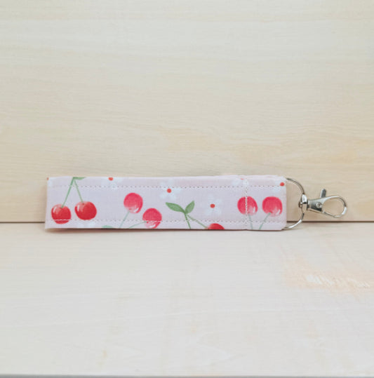 The Keychain Wristlet in Cherry on Top