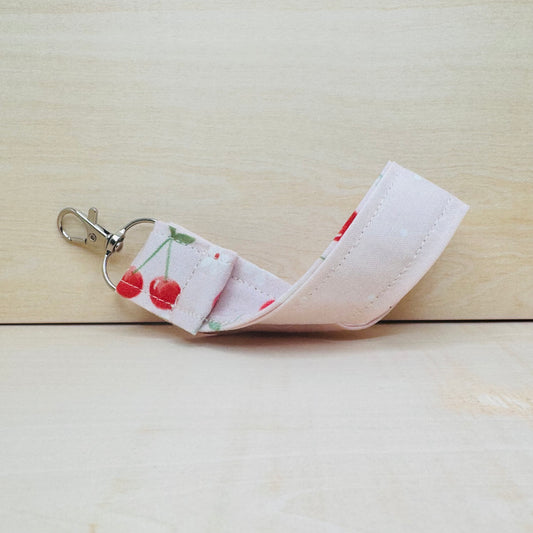 The Keychain Wristlet in Cherry on Top