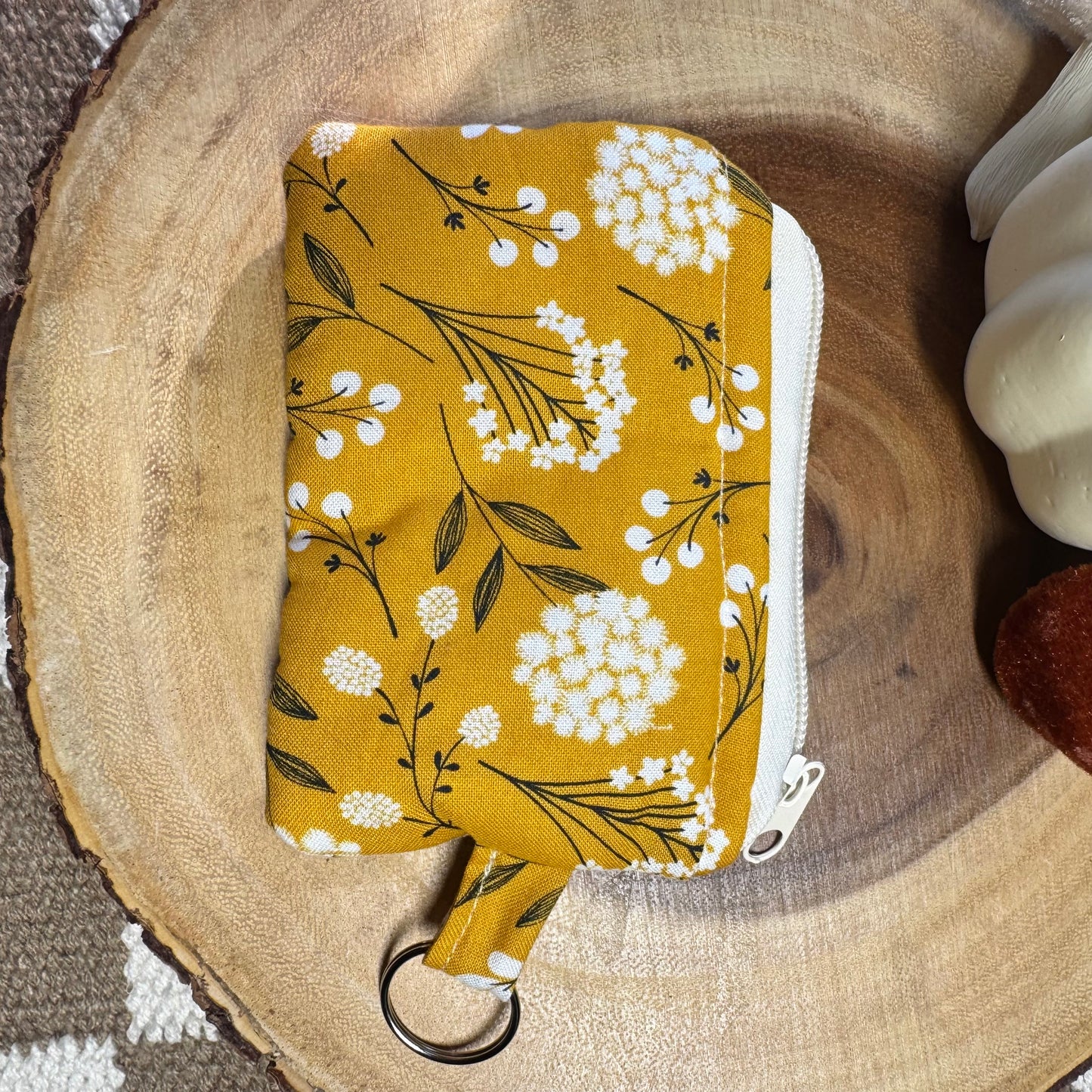 Keychain Wallet in Golden Meadow