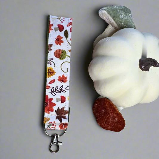 The Keychain Wristlet in Woodland