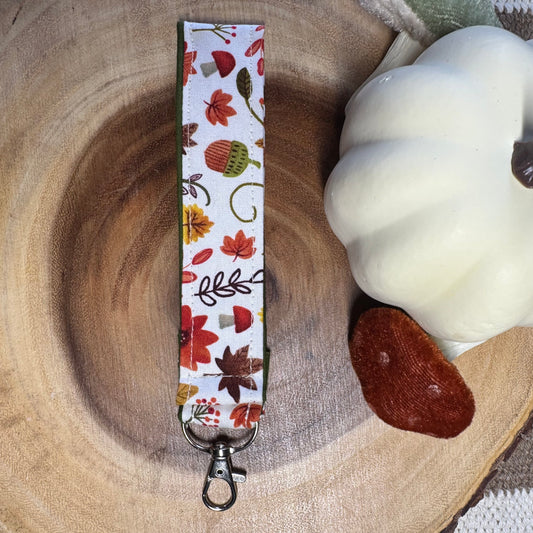 The Keychain Wristlet in Woodland