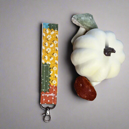 The Keychain Wristlet in Fall Picnic