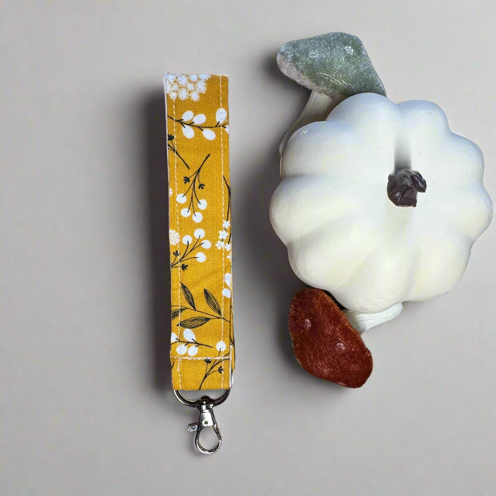 The Keychain Wristlet in Golden Meadow