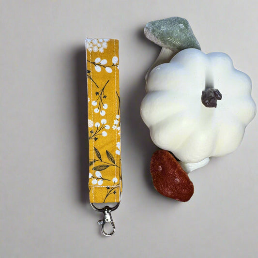 The Keychain Wristlet in Golden Meadow
