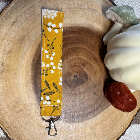 The Keychain Wristlet in Golden Meadow