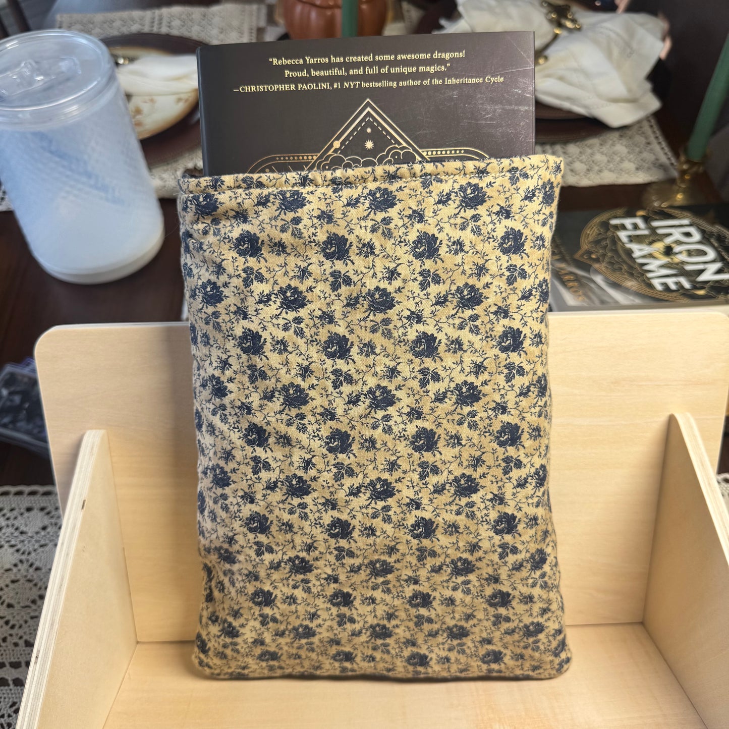 Book Sleeve in Midnight Garden