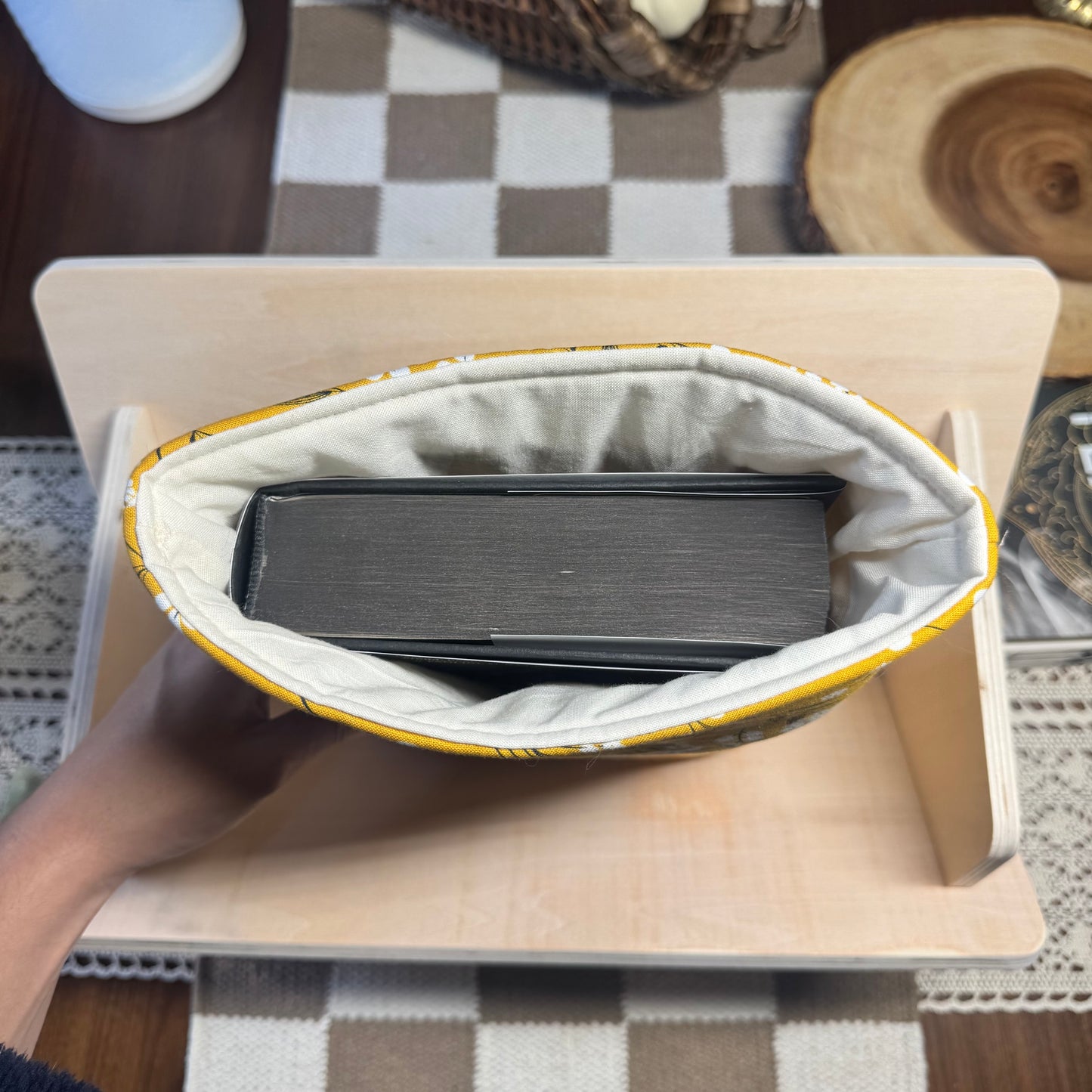 Book Sleeve in Golden Meadow
