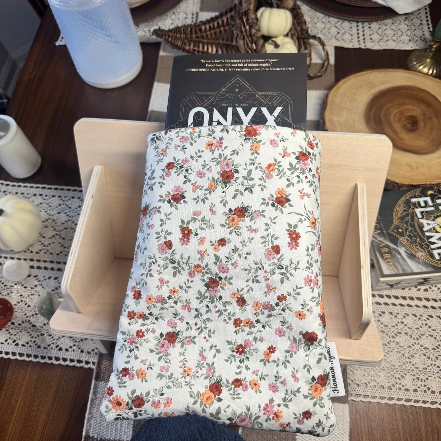 Book Sleeve in Secret Rose Garden
