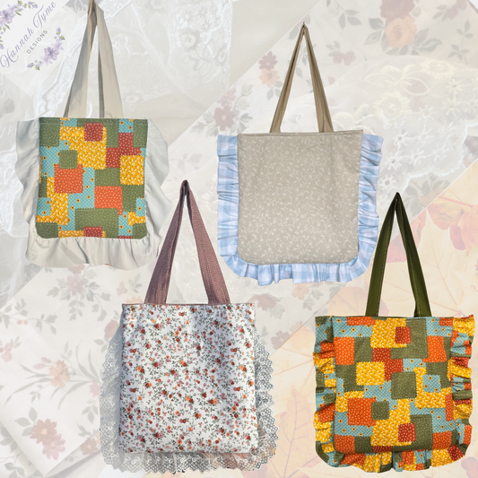 Ruffle Tote Custom